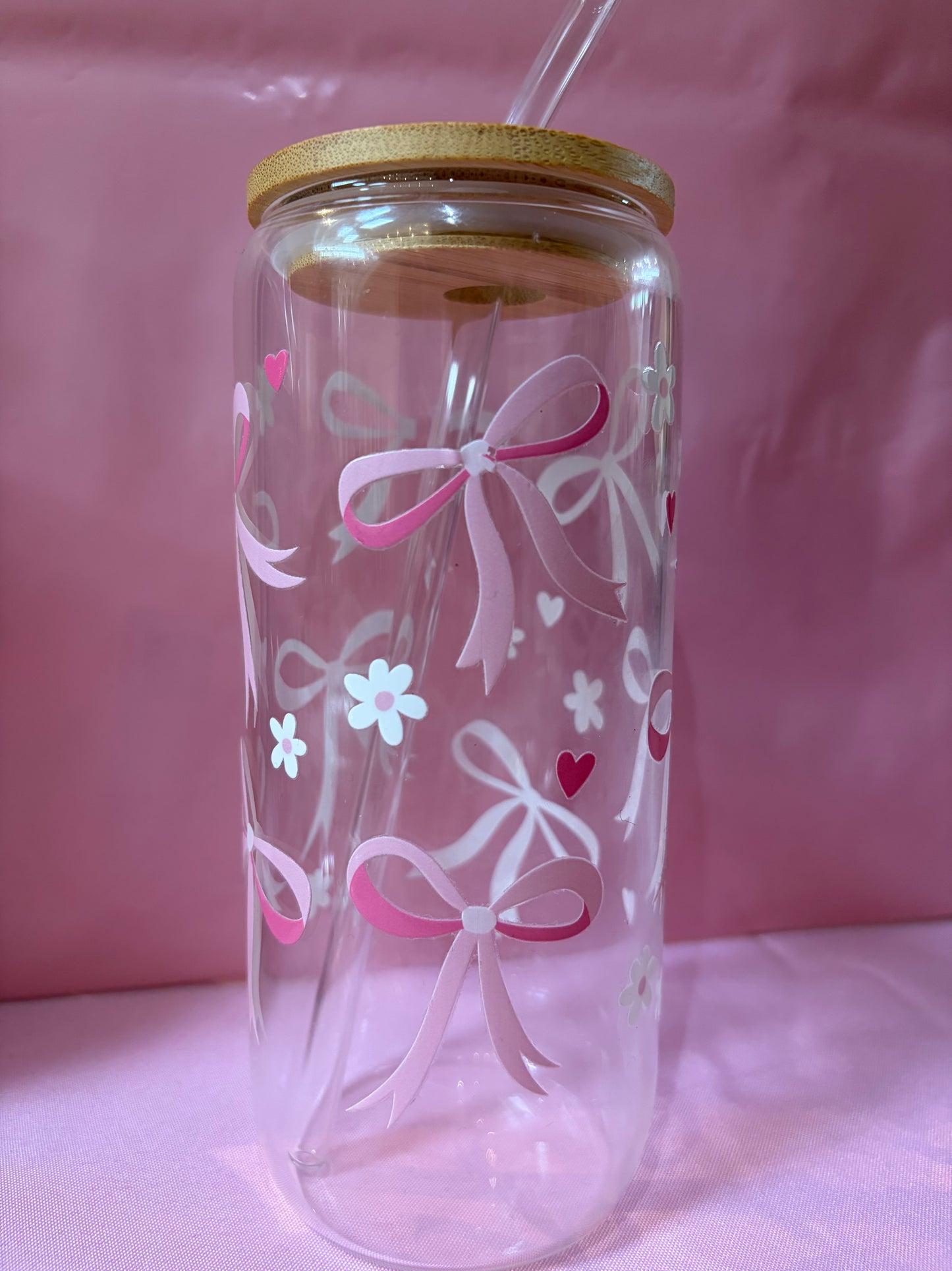 Glass decorative tumblers