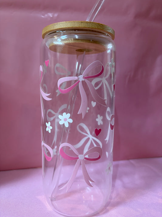 Glass decorative tumblers